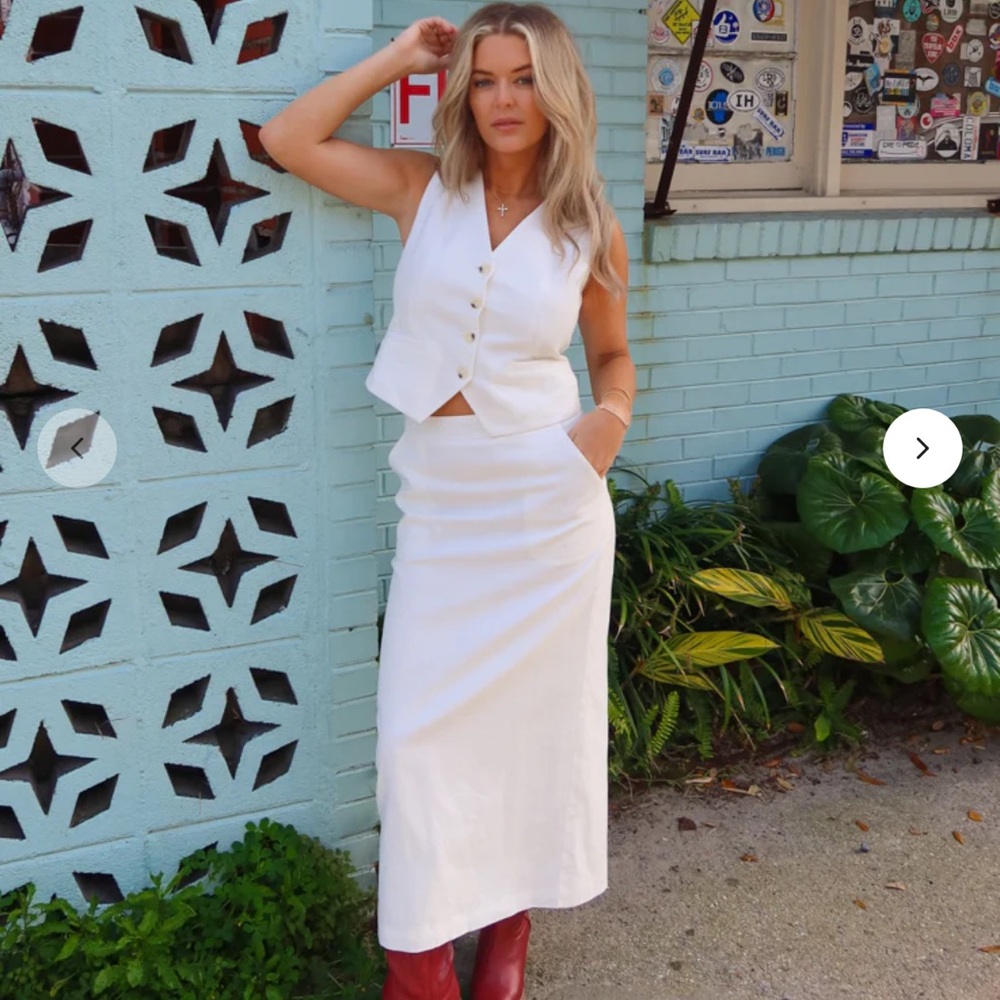 Vestique Johnson Vest and Ready and Waiting Maxi Skirt Set